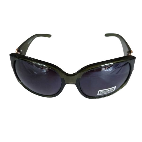 Modern Polarized Oversized Green Plastic Frame Shades Eyewear Sunglasses