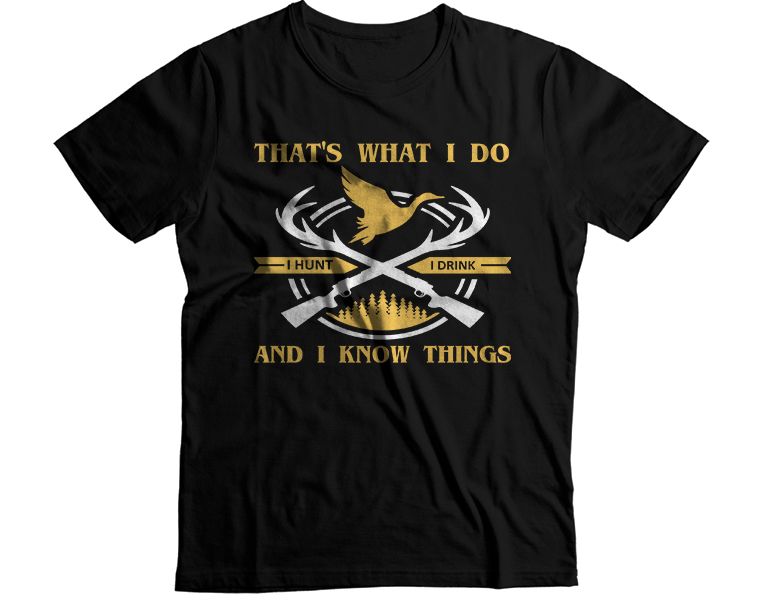 Hunt and Drink Graphic T-Shirt