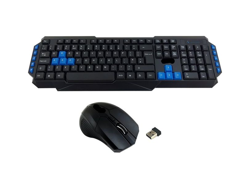 High Quality 104 Standard Keys Wireless Gaming Keyboard and Mouse Set SE