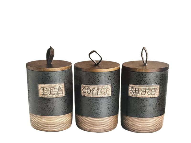 Sugar/Tea/Coffee Kitchen Food Storage Canister Jar with Lid
