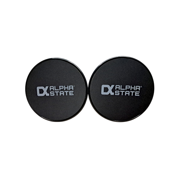 AlphaState - Exercise Sliders - 1 Pair - Black