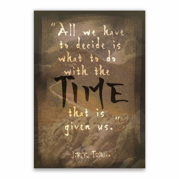 J.R.R Tolkien Quote Poster - A1