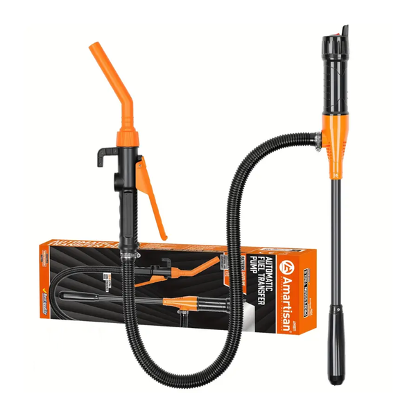 Amartisan Battery Powered Transfer Pump with Flow Control Nozzle