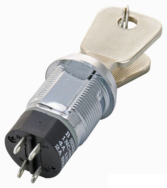 Multicomp Pro (S286A-2) Keylock Switch, Off-On, DPST, 2 Position, 4 A
