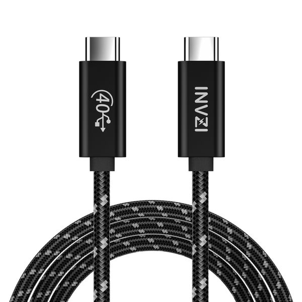 INVZI 240W/40Gbps/8K EPR PD3.1 USB4 Gen3 USB-C Cable