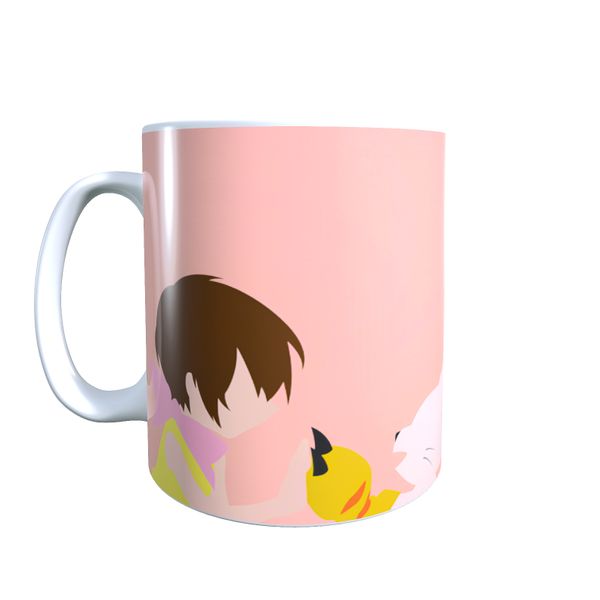 Kari &amp; Gatomon Minimal - Digimon Themed Coffee Mug