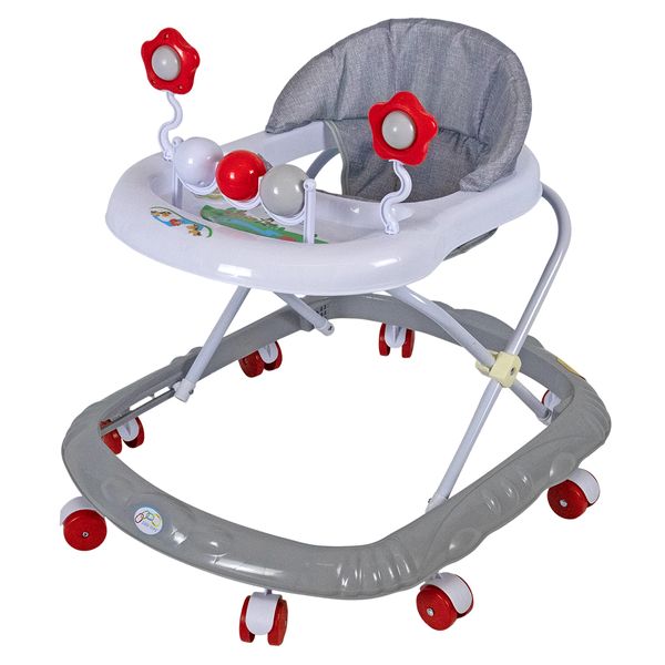 Baby Links Walker with 3 Different Height Adjustments - Grey