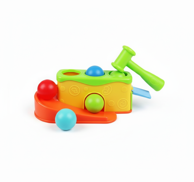 Edu Hammer Ball Toy for Toddlers - 17x14 cm Developmental Play