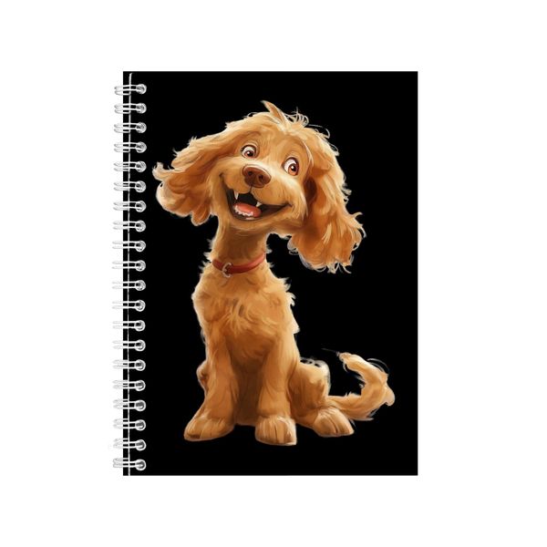 Poodle A5 Notebook Spiral Lined Trendy Notepad Dog Idea 335