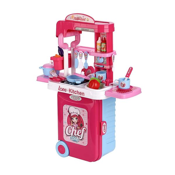 3-in-1 Travel Suitcase Kitchen Set For Children