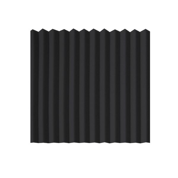 24PK Sound Insulation Foam Flame Retardant Material 30x30x5CM Black