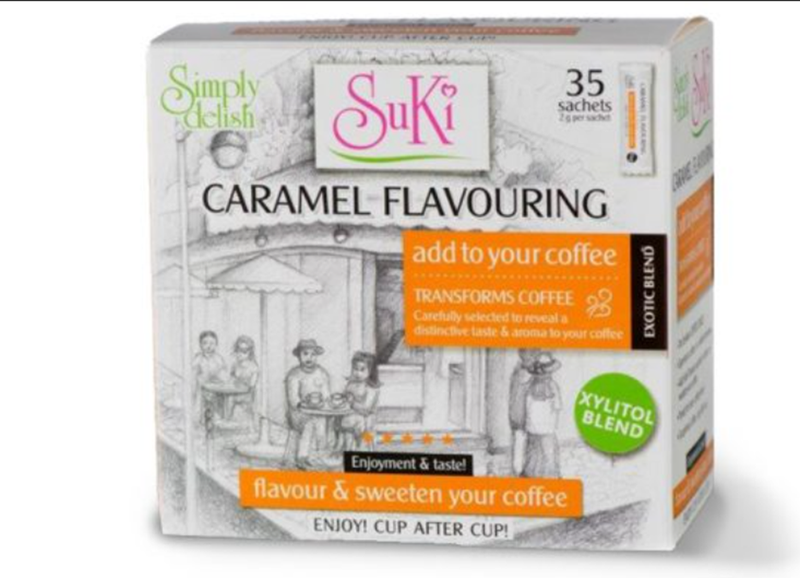 Simply Delish - SuKi - Caramel - Sweetener - Sachets 12 Pack