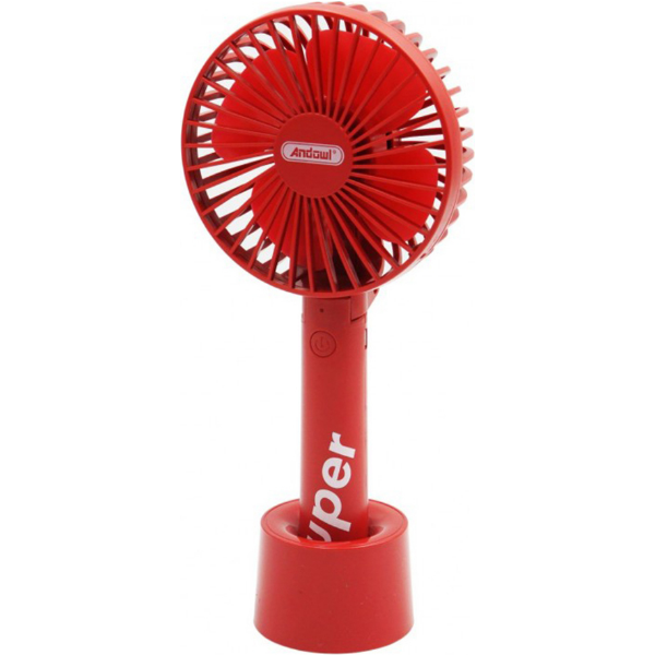 Andowl Hand-Held Portable Fan Red GG-F01