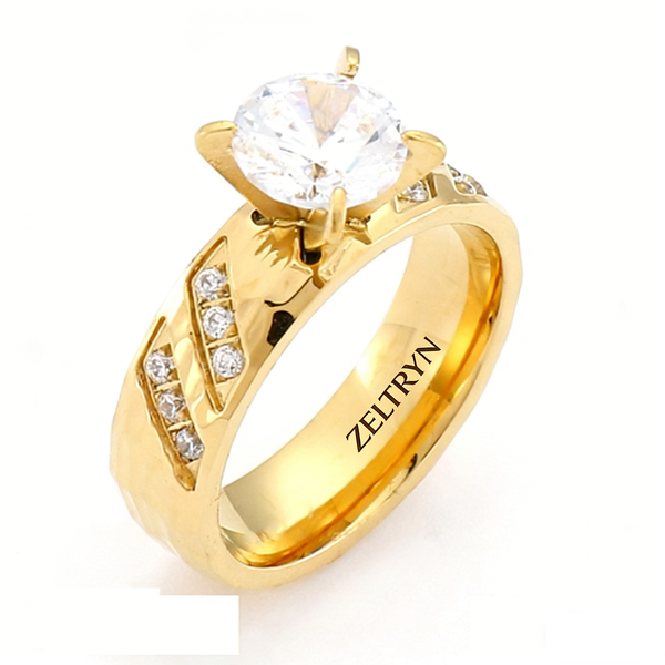 ZELTRYN Japanese-Korean Minimalist Titanium Steel Couples' Rings