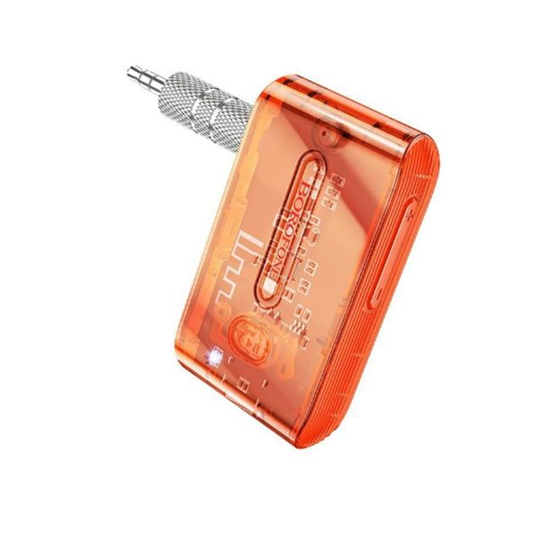 Transparent Car Wireless Bluetooth Aux Audio Receiver bc46