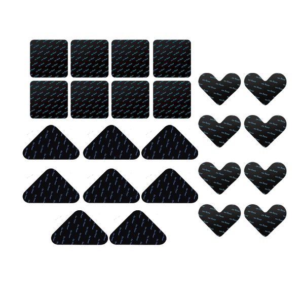 24 Pieces Rug Pads Grippers Non-Slip Rug Corner Tapes Reusable Carpet Tape