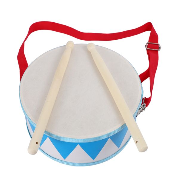 Kids Drum Wood Toy Set With Carry Strap Stick For Kids Toddlers Gift
