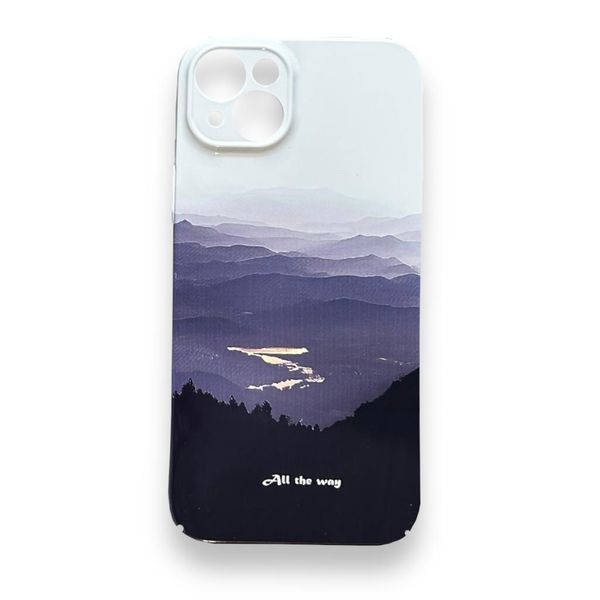 Landscape Print Hard Phone Case For iPhone 14 Plus