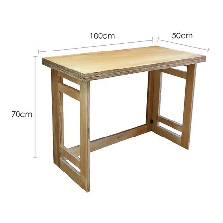 wooden work desk