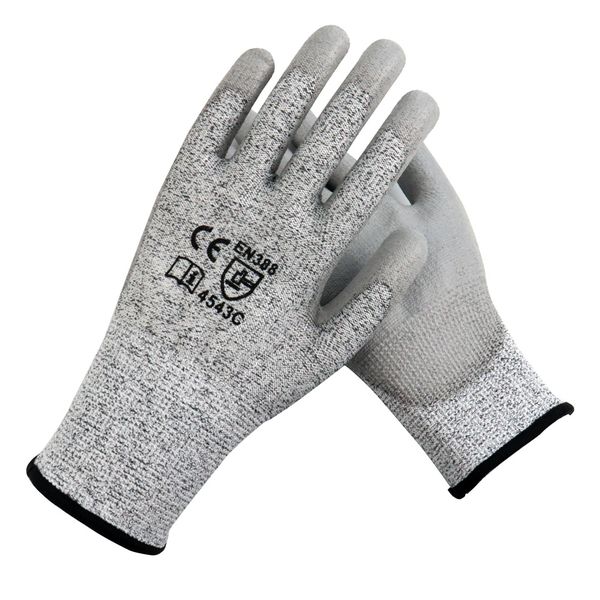 Cut Resistant Work Gloves Level 5 HPPE Gardening Protection Anti-Cutting