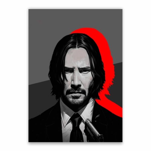 John Wick Gun Point Poster - A1