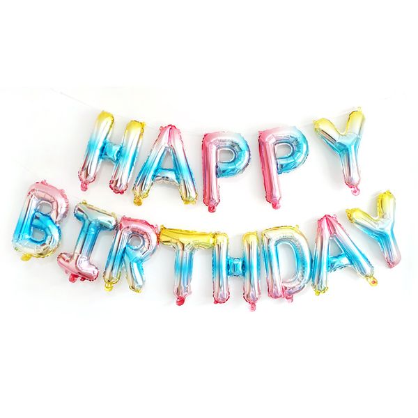 iKids Happy Birthday Letter Balloon Set