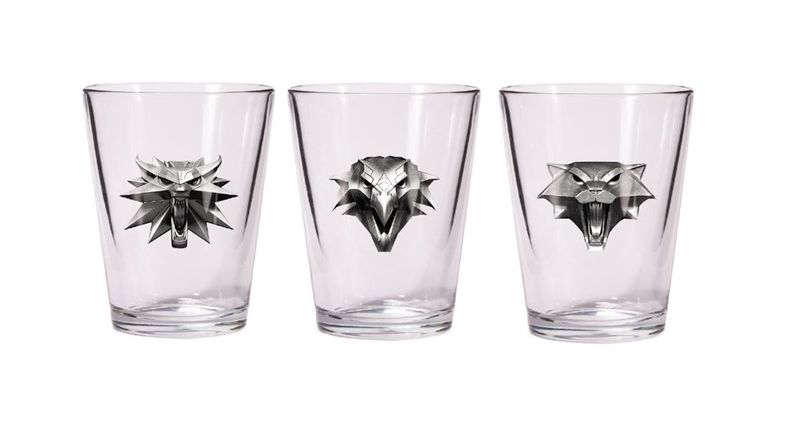 Dark Horse Deluxe: The Witcher 3 The Wild Hunt - Set of 3 Shot Glasses