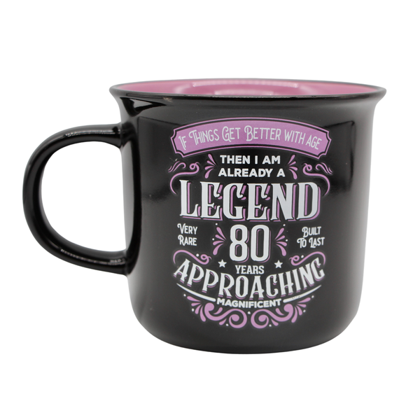 Legends Mug - 80 Years - Pink