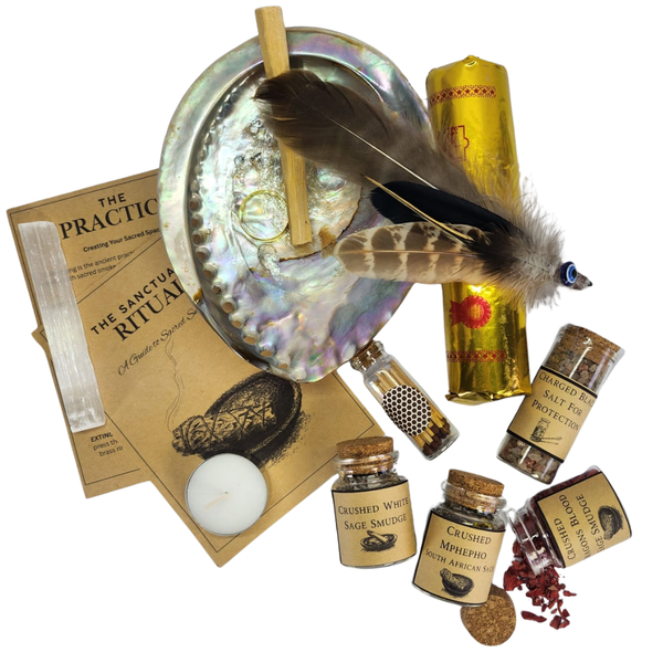 Luxury Home Cleansing Large Abalone Crushed Smudge Gift