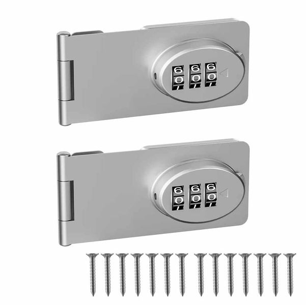 2 Pieces Mechanical Password Lock, Cabinet Door Protection Drawer Lock