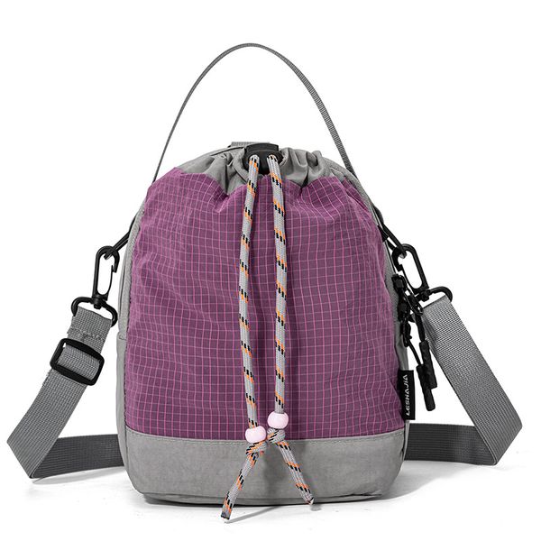 Outdoor Shoulder Bag Crossbody Backpack with Water Bottle Holder for Hiking