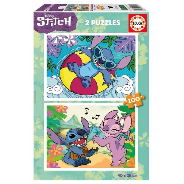 Educa Disney - Stitch Puzzles (2x100 Pieces)