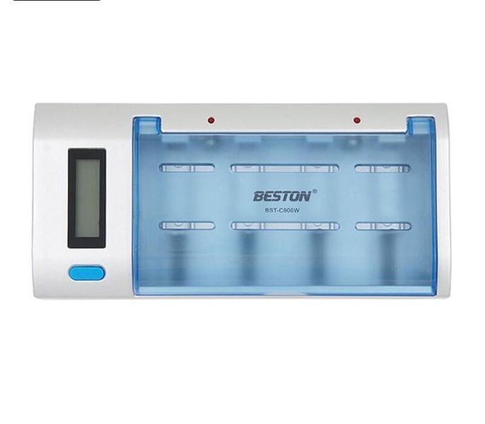 Beston LCD Universal USB Charger for AA/AAA/C/D/9v (NiMH / NiCD)