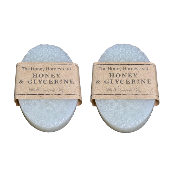 The Honey Homestead Honey &amp; Glycerine Soap Set - Nourishing Bars
