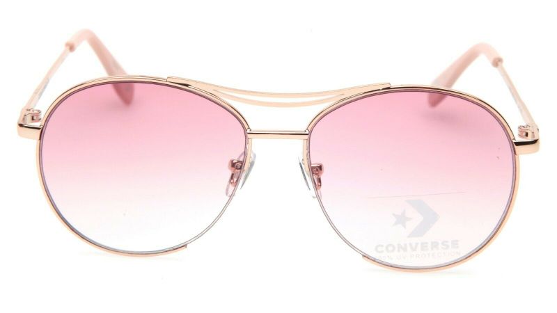 Converse Women's Fashion 51mm Rose Gold Sunglasses