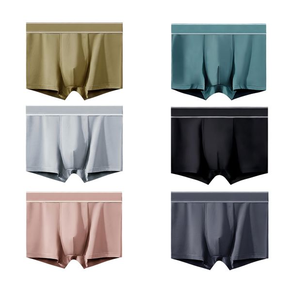 6 Pack Men's Seamless Cotton Boxers