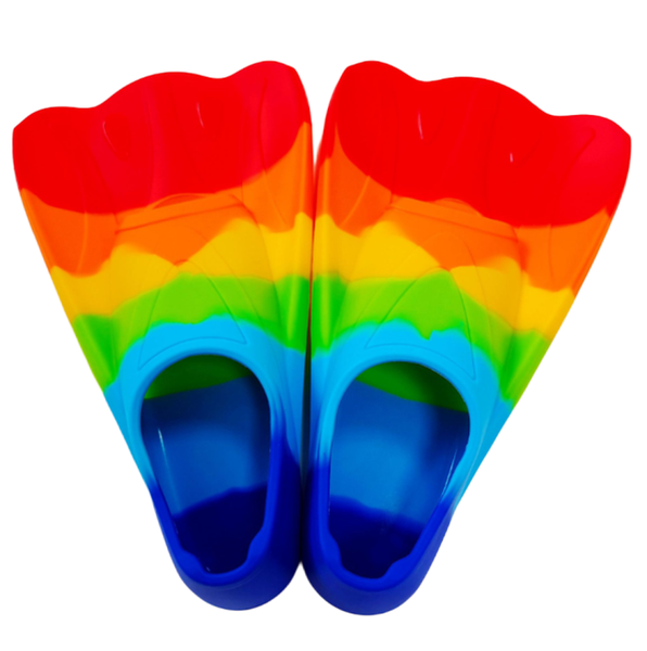 Children's Swimming Fins Set, Short Style, for Training, Soft Material