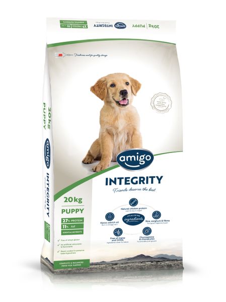 Amigo Pet Food - Integrity - Sensitive Puppy 20Kg - Large and Giant breeds