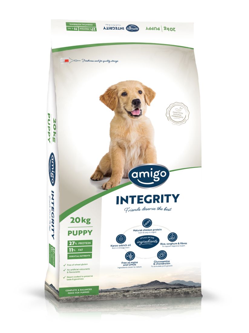 Amigo Pet Food - Integrity - Sensitive Puppy 20Kg - Large and Giant ...