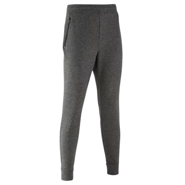 Domyos Fitness Slim-Fit Jogging Bottoms with Zip Pockets - Dark Grey