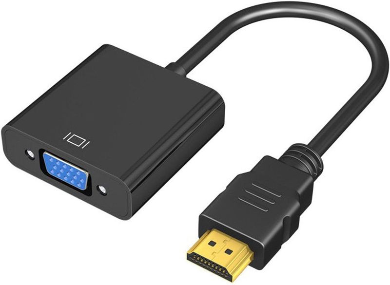 PTech HDMI Male To VGA Female 4K 1080p Adapter