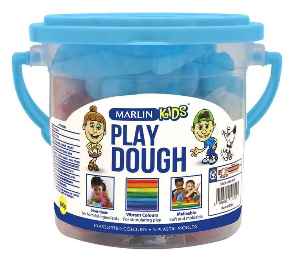 10 Colours Kids Play Dough 200g Bucket | Shop Today. Get it Tomorrow ...