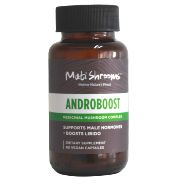Muti Shrooms AndroBoost Medicinal Mushroom Complex - 60 Veg Capsules