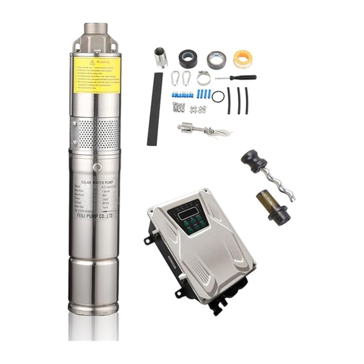 1100W Stainless Steel Deep Well Water Pump - Durable & Powerful