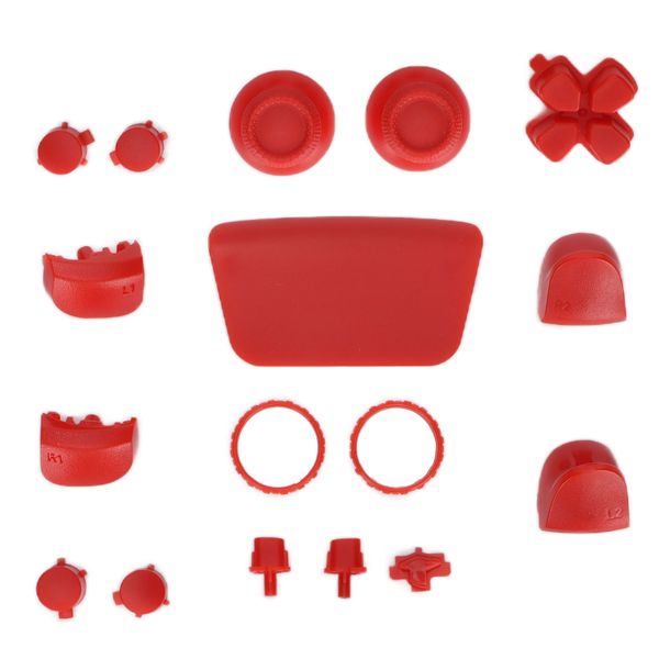 L2/R2 Button Set Red Compatible with PS5