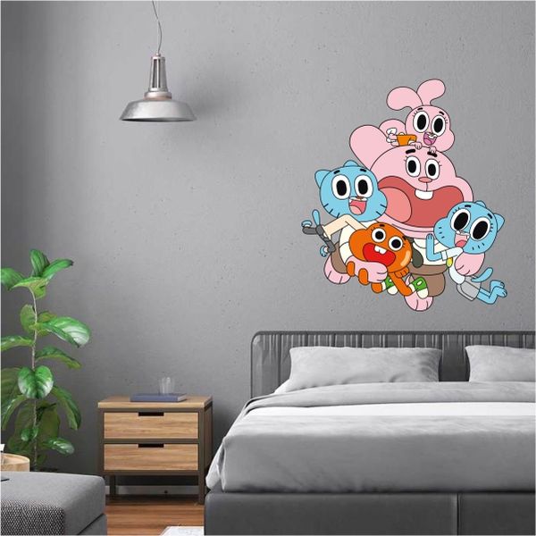 Gumball and Family Wall Art