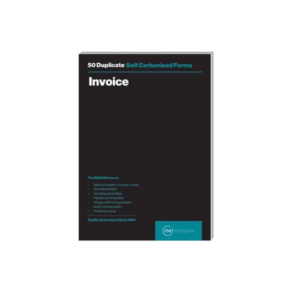 RBE A5 Self-Carbonised Duplicate Invoice Book F0072