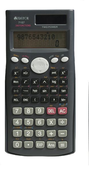 12 Digit Scientific Calculator 240 Functions Black