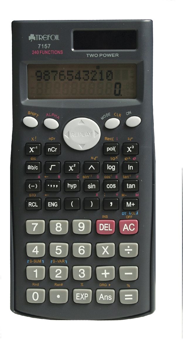 12 Digit Scientific Calculator 240 Functions Black Buy Online in