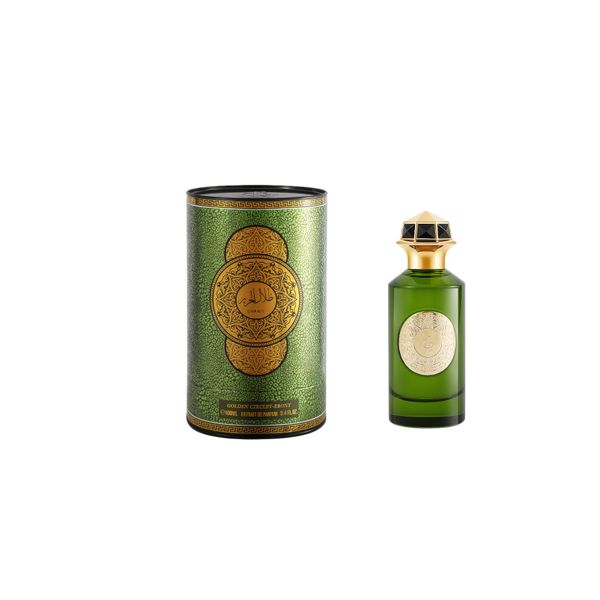 2 Piece-Golden Circlet-Ebony by Qawafi - Men's Extrait de Parfum 100ml